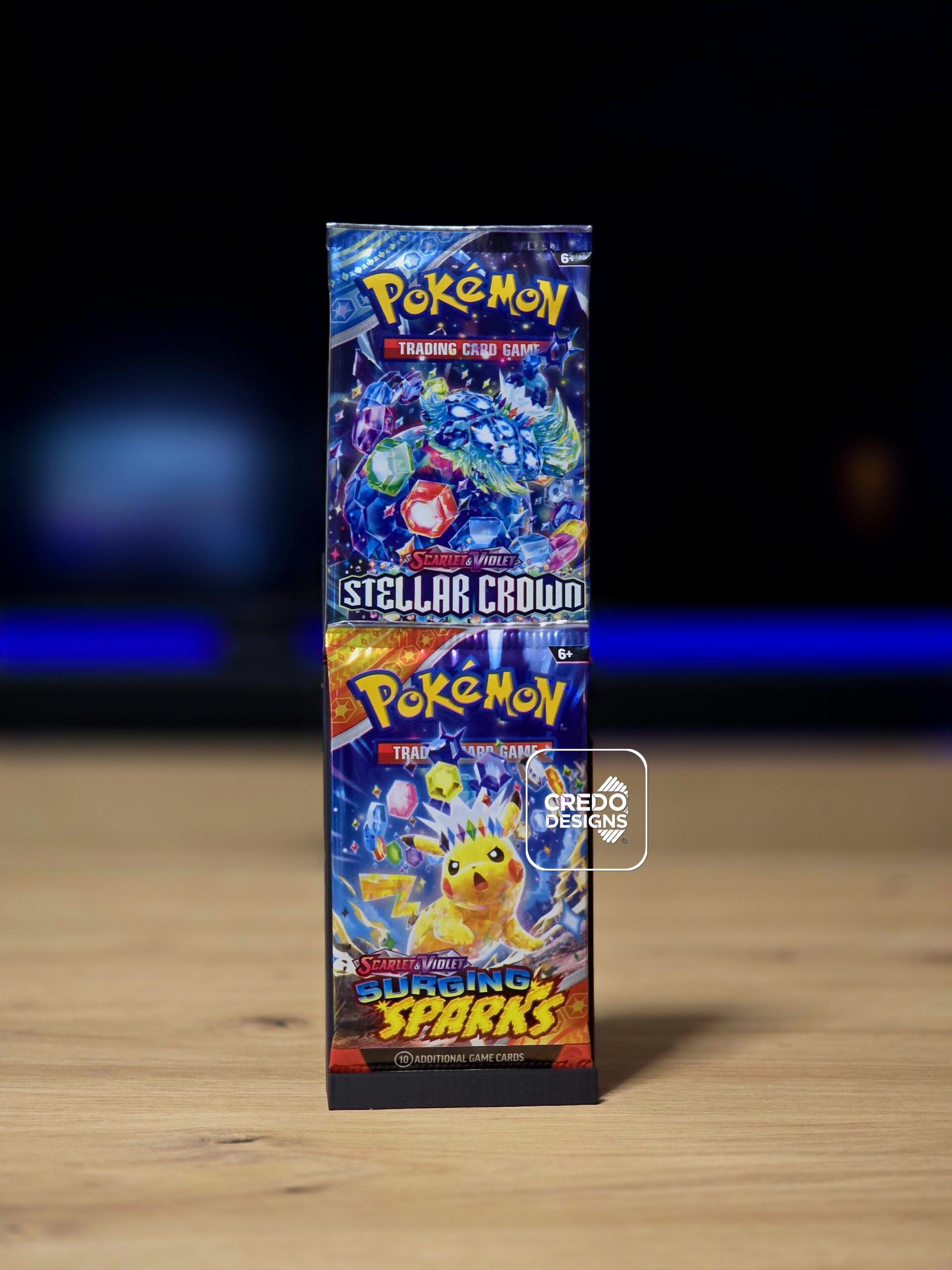 Dual TCG Booster Pack Display Stand
