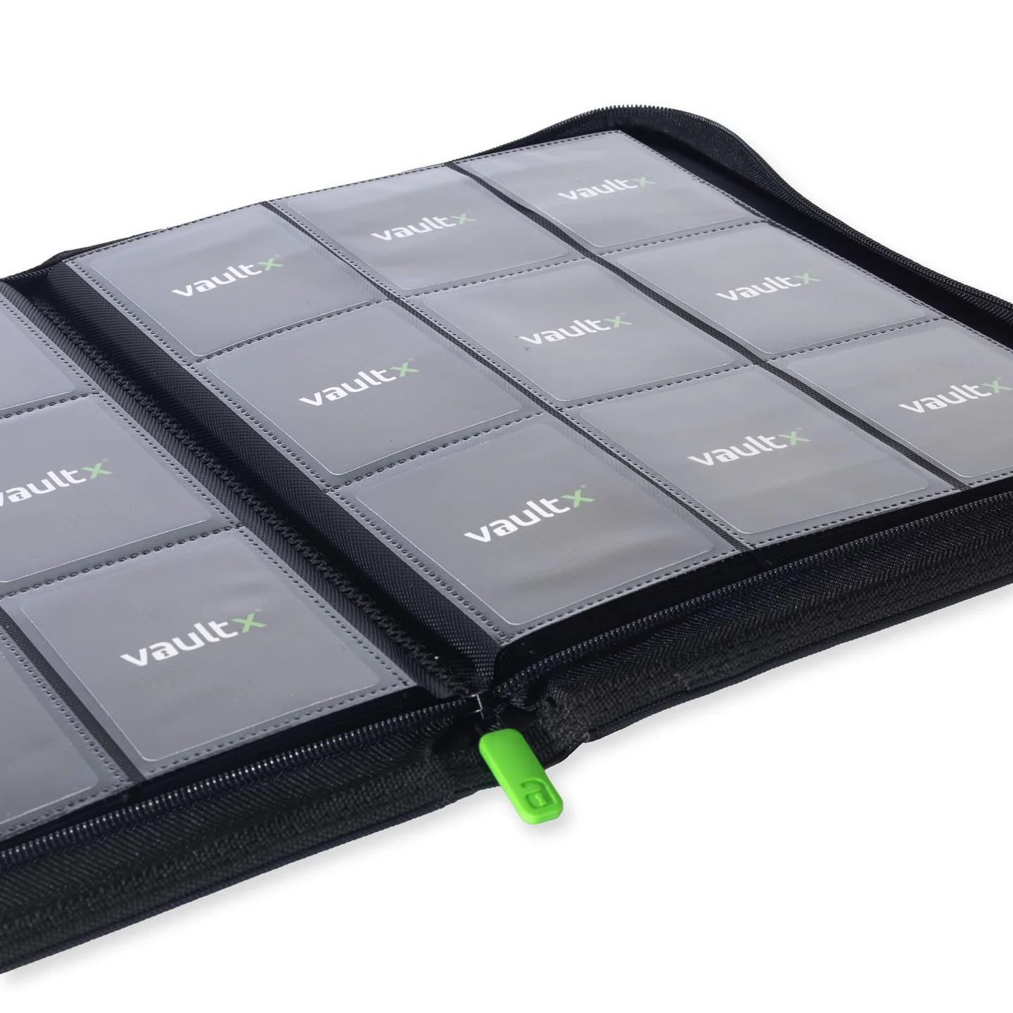 VaultX - 9-Pocket Zip Binder - Zwart