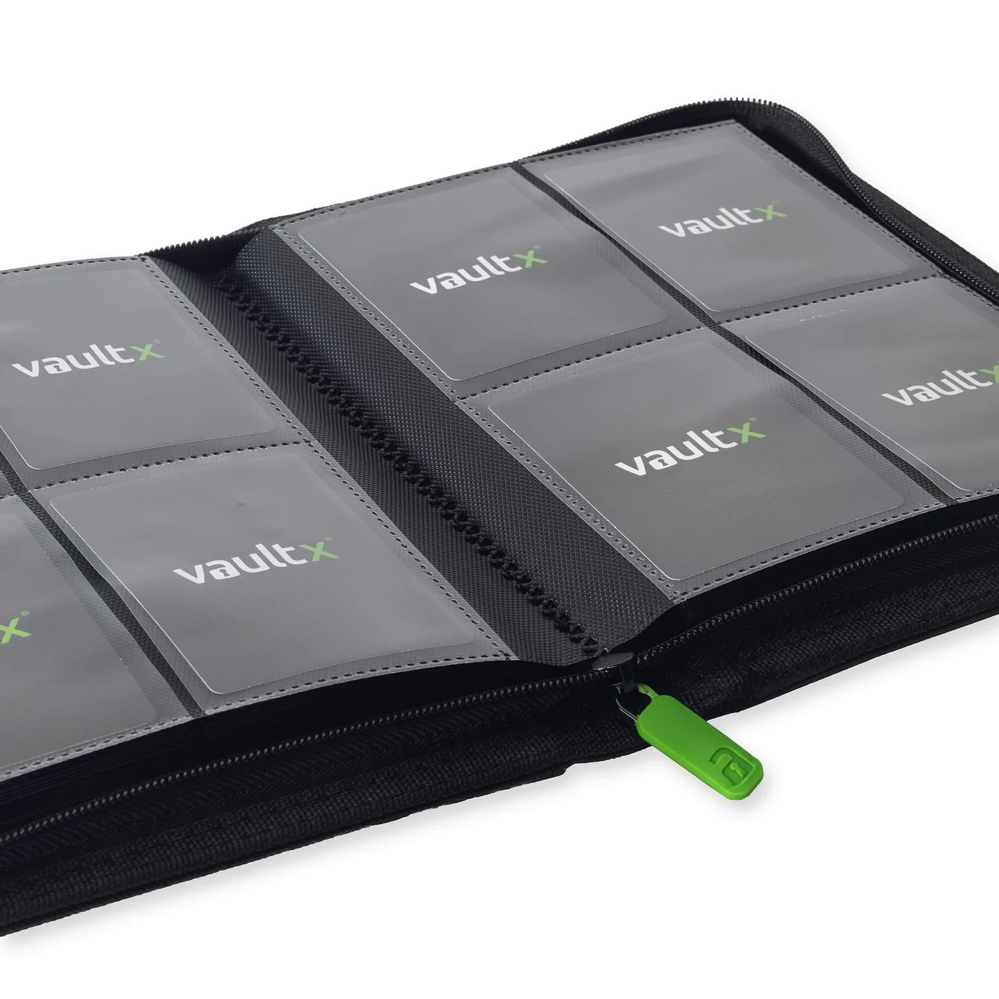 VaultX - 12-Pocket Zip Binder - Zwart