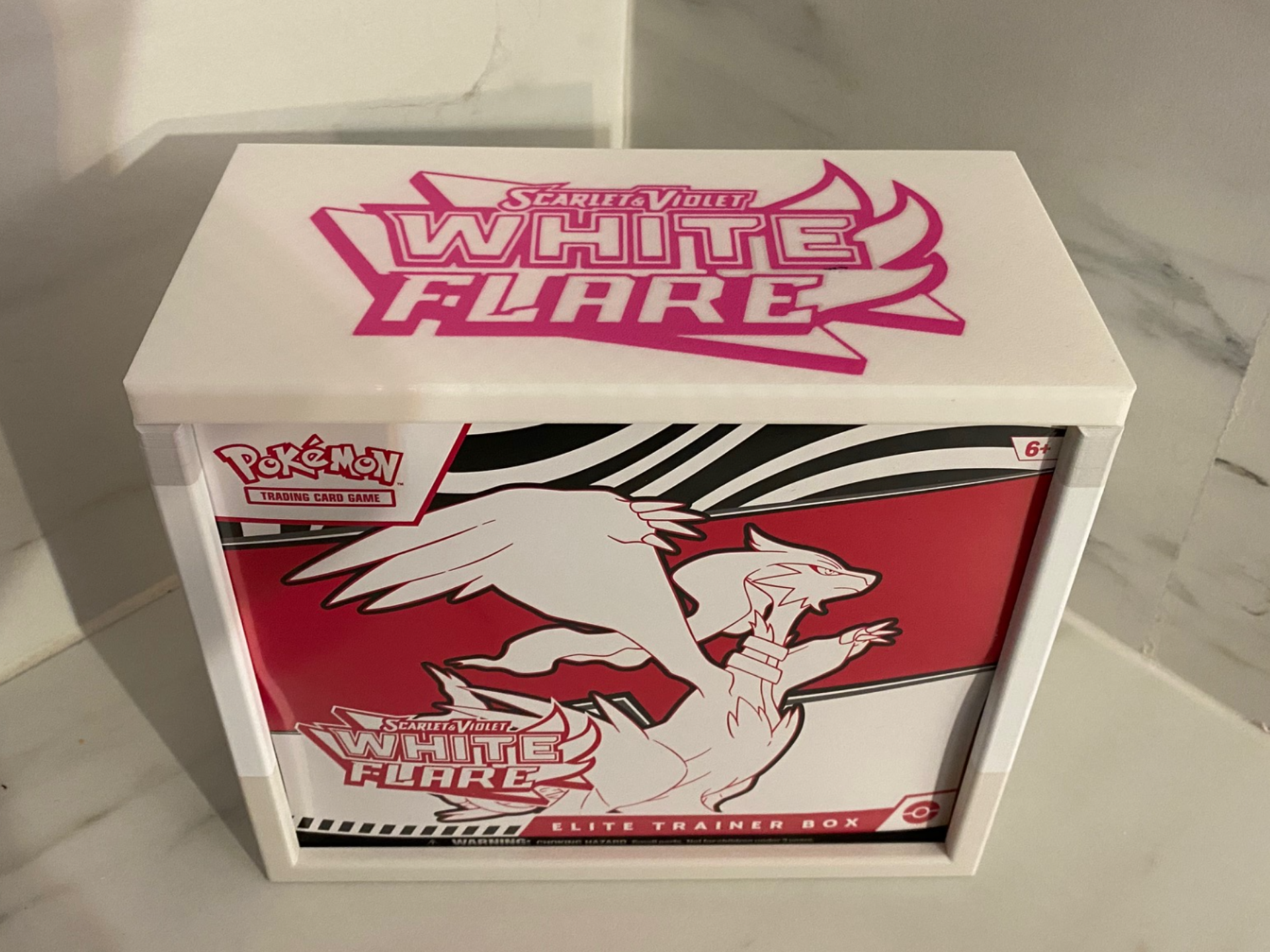ETB Acryl Protectie Case - White Flare