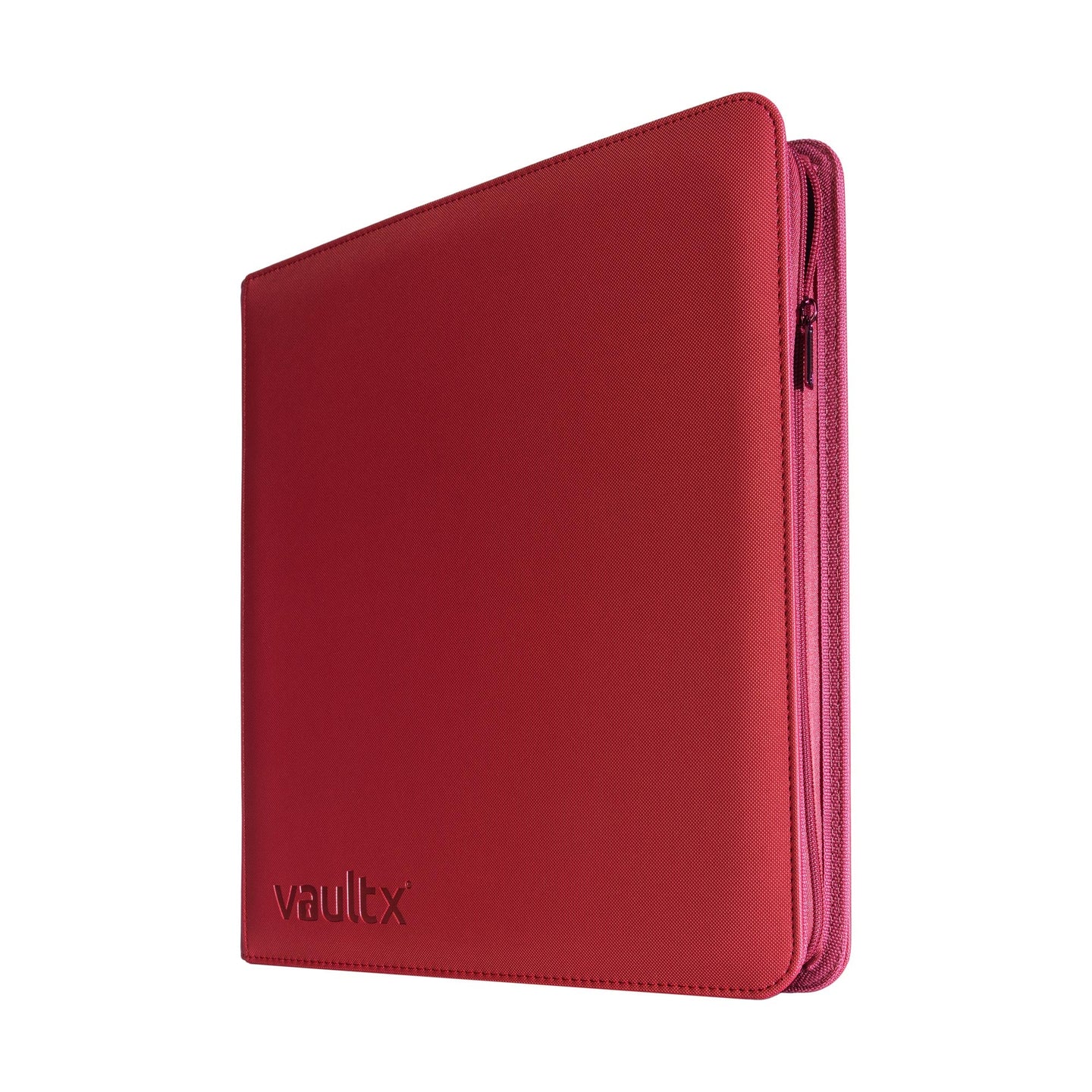 VaultX - 12-Pocket Zip Binder - Metallic Red
