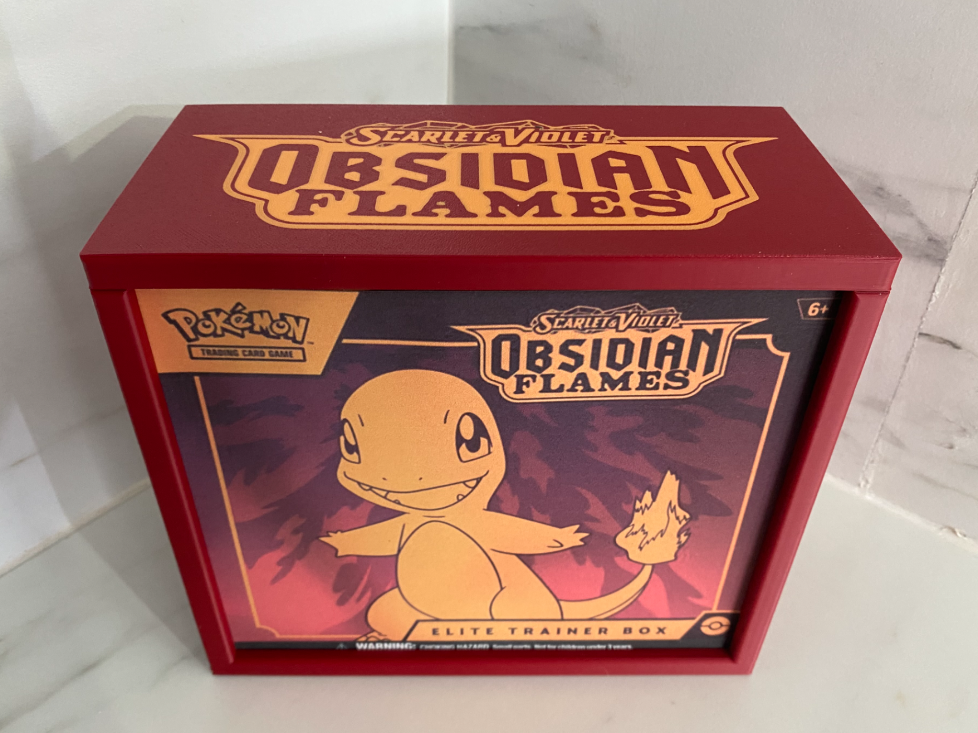 Combi: ETB Protectie Case + Acryl Case - Obsidian Flames