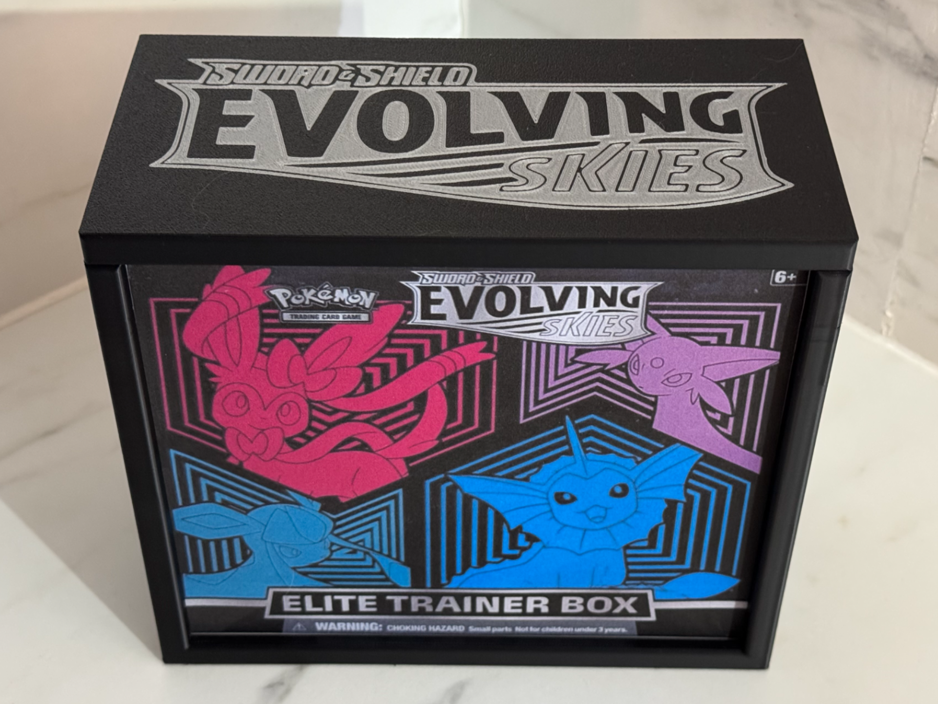 Combi: ETB Acryl Protectie Case + Acryl Case - Evolving Skies