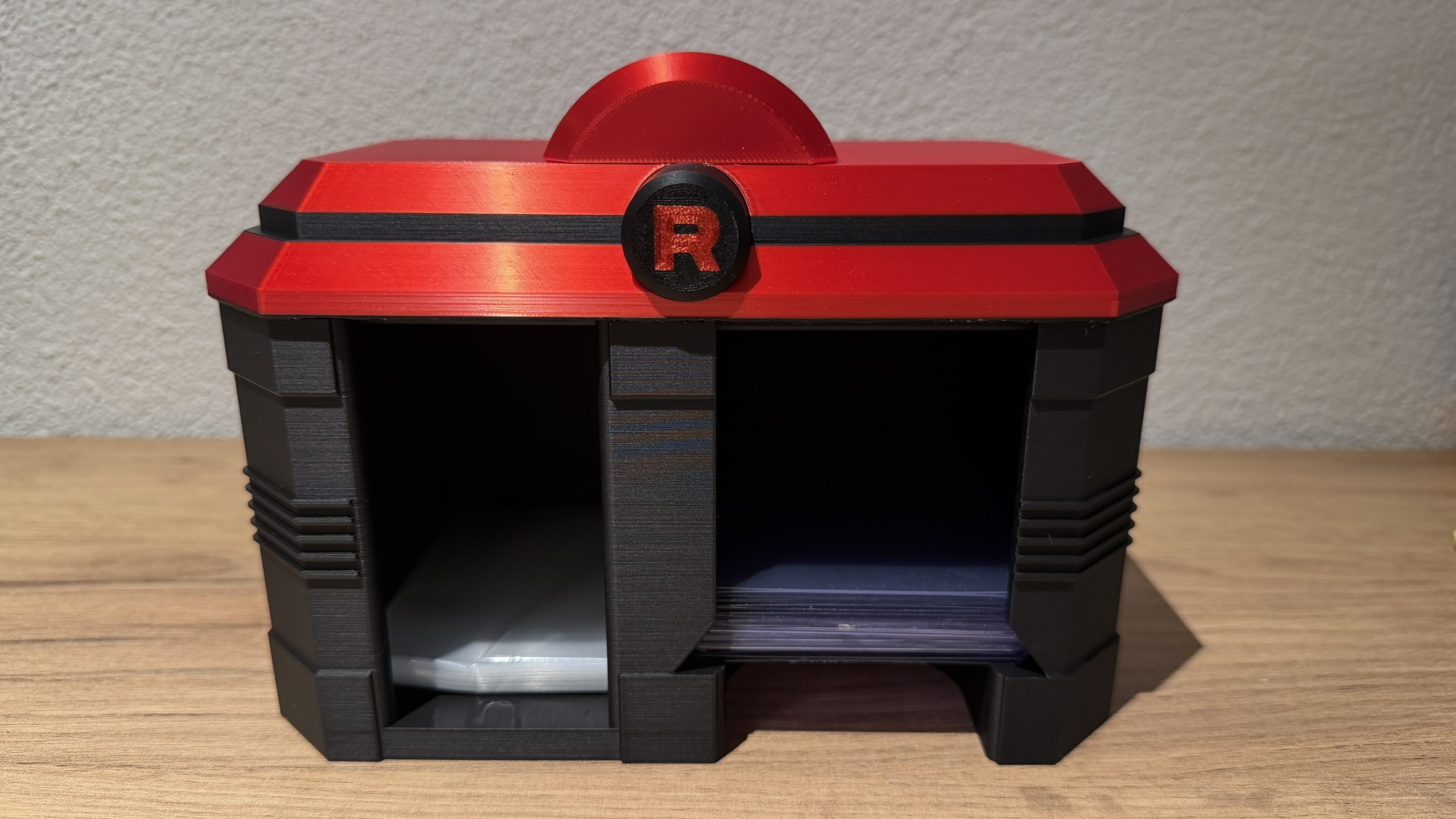 Modern Sleeve & Top Loader Storage - Team Rocket