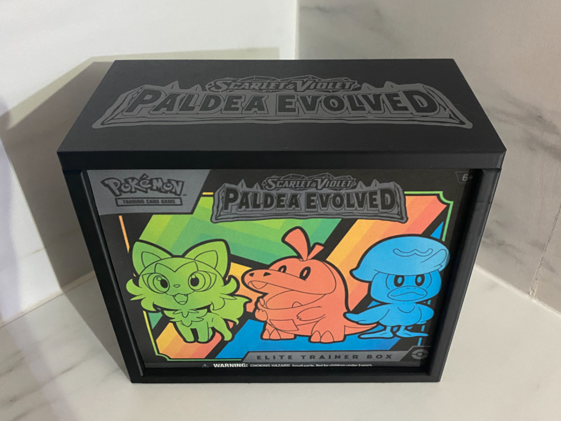 Combi: ETB Acryl Protectie Case + Acryl Case - Paldea Evolved