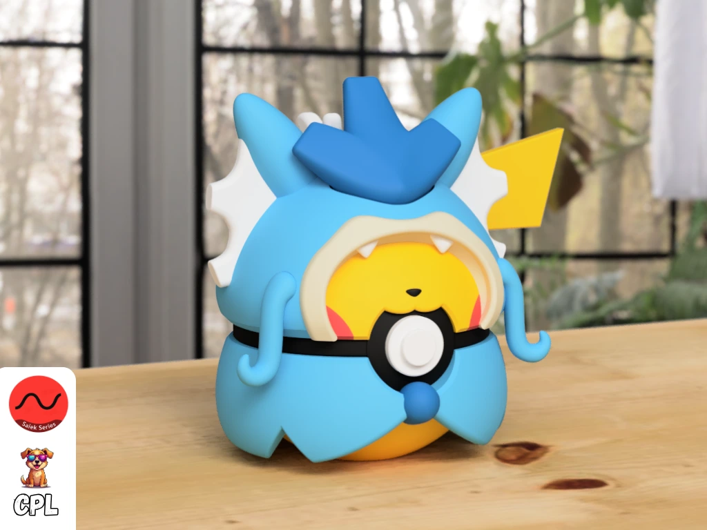 Pikachu Gyarados Poncho